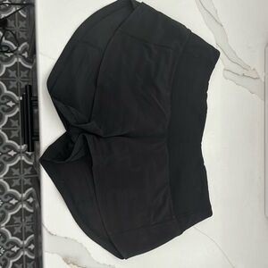 Lululemon Speed Up shorts, Low Rise, size 0 , 2.5 in , color - black